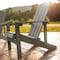 Flash Furniture Charlestown Adirondack Chair, Grey Wood, Gray Seat, Wood Back, 29.5 W 35 H JJ-C14501-LTG-GG - alternate 9